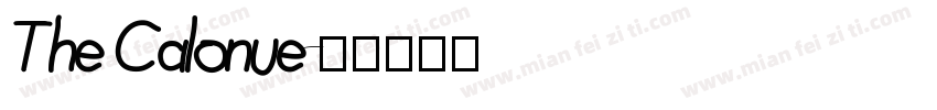 The Calonue字体转换
